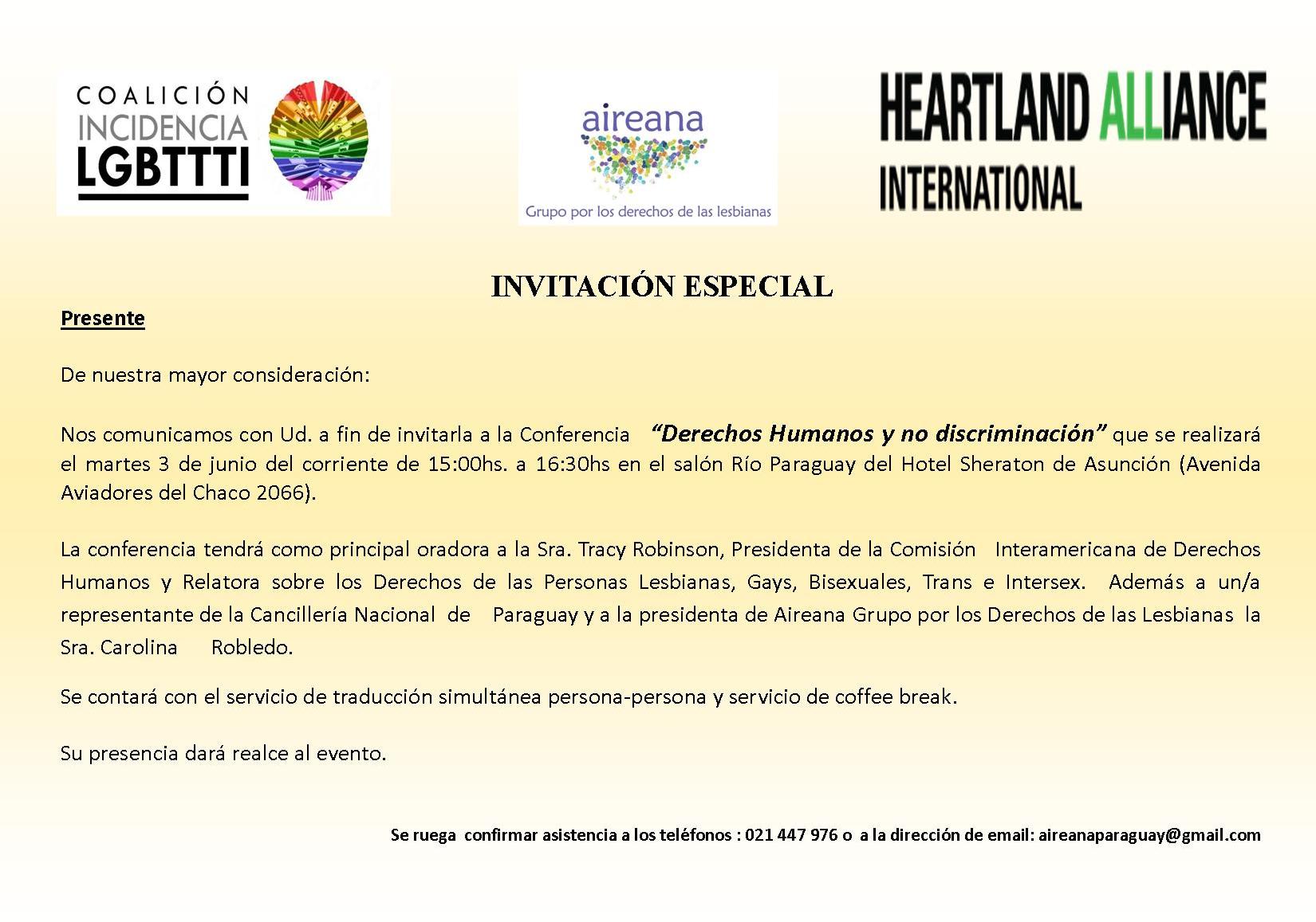  “Derechos Humanos y no discriminación”, conferencia de Tracy Robinson