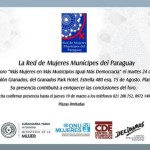 Foro "Más Mujeres en Más Municipios Igual a Más Democracia"