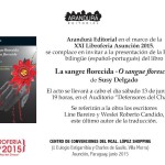 Presentación del libro "La sangre florecida"