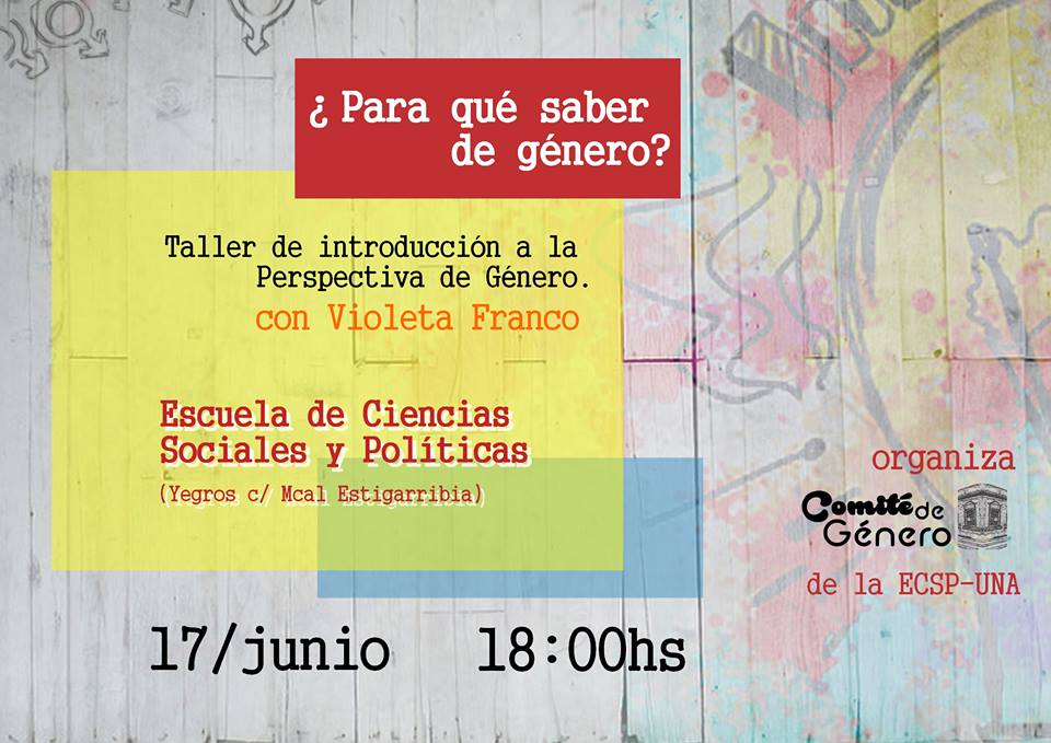 Taller "¿Para qué saber de género?"