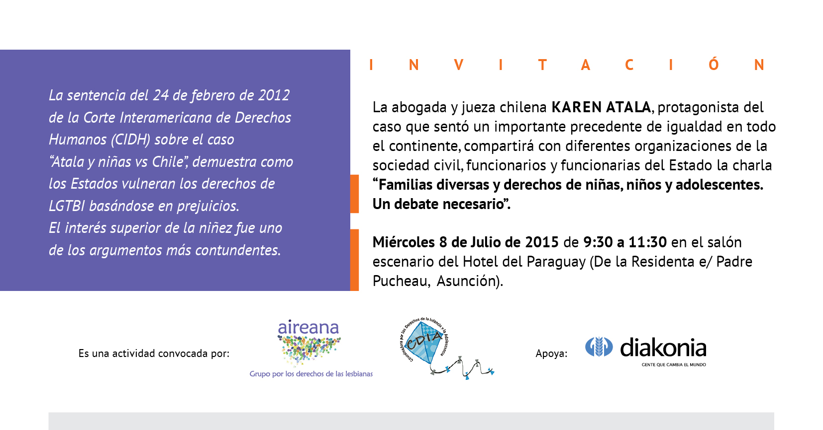 Conversatorio / Familias diversas y derechos de niños, niñas y adolescentes
